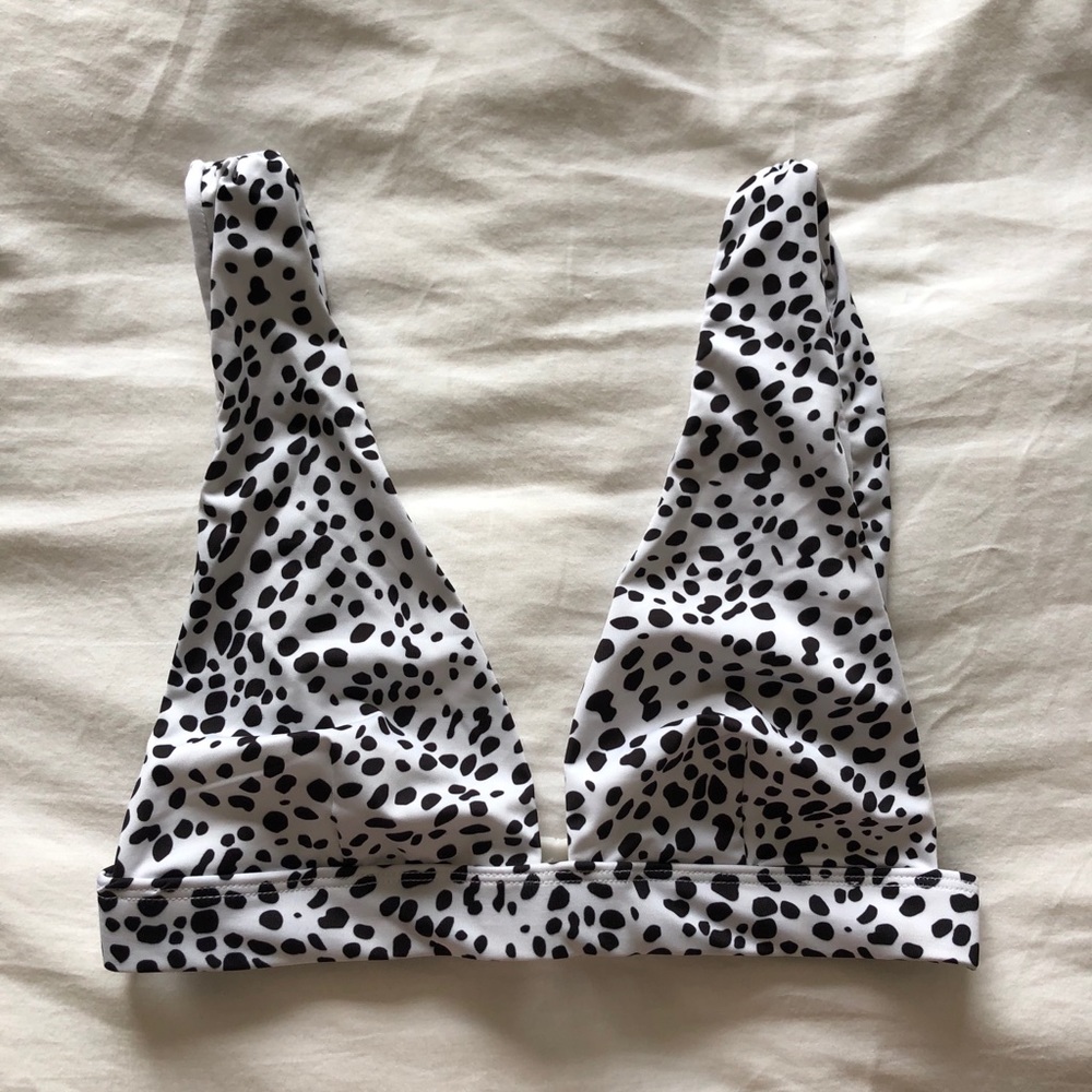 ASOS Swim polka dot top